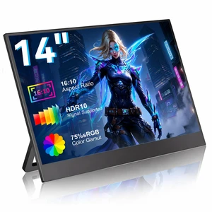 14 Inch Portable Monitor Ultra-Slim External Second Monitor for Laptop Ultra-Slim External Second Monitor for Laptop, Phone, PS5, Xbox, Switch, PC 14 Inch Portable Monitor Ultra-Slim External Second Monitor for Laptop Ultra-Slim External Second Monitor for Laptop, Phone, PS5, Xbox, Switch, PC
