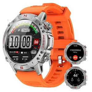 Running Smart Watch for Men, 1.43" AMOLED,5ATM Waterproof,170+ Sport Modes Round Health Fitness Tracker Watch, Tactical Military Smartwatch Compatible with iPhone Android Running Smart Watch for Men, 1.43" AMOLED,5ATM Waterproof,170+ Sport Modes Round Health Fitness Tracker Watch, Tactical Military Smartwatch Compatible with iPhone Android