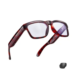 Open Ear Smart Glasses, UV400 Z87.1 Lightweight Audio Bluetooth Glasses Up to 10H Playtime, Hands-Free Calling, Music Playback, Voice Control, Blue Light Blocking Lens, Unisex for Daily & Outdoor Open Ear Smart Glasses, UV400 Z87.1 Lightweight Audio Bluetooth Glasses Up to 10H Playtime, Hands-Free Calling, Music Playback, Voice Control, Blue Light Blocking Lens, Unisex for Daily & Outdoor