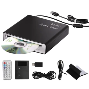 Portable CD Player for Car, External, USB Plug & Play, Anti-Skip Works via Car USB-A, USB-C or AUX, Steering Wheel & Screen Control, AUX Decoder, Cables & Remote Included, Also TV, PC Portable CD Player for Car, External, USB Plug & Play, Anti-Skip Works via Car USB-A, USB-C or AUX, Steering Wheel & Screen Control, AUX Decoder, Cables & Remote Included, Also TV, PC