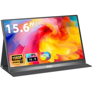 Portable Monitor, 15.6" FHD IPS 1080P USB C Travel Monitor for Laptop Plug and Play, Ultra-Slim HDR Second Screen for Laptop, Mac, Phone, Xbox, PS5/4, Built-in Speaker with Protective Case Portable Monitor, 15.6" FHD IPS 1080P USB C Travel Monitor for Laptop Plug and Play, Ultra-Slim HDR Second Screen for Laptop, Mac, Phone, Xbox, PS5/4, Built-in Speaker with Protective Case