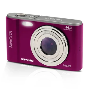 MND20 44 MP 2.7K Ultra HD Digital Camera (Magenta) G-sensor protects important footage while loop recording keeps you ready for every drive MND20 44 MP 2.7K Ultra HD Digital Camera (Magenta) G-sensor protects important footage while loop recording keeps you ready for every drive