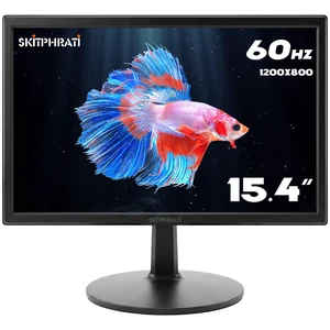 15.4-inch Monitor 1200x800 Resolution PC Monitor with HDMI, VGA, 60Hz Refresh Rate, VESA Wall Mount Support, Ideal for Office and Home Use, Black 15.4-inch Monitor 1200x800 Resolution PC Monitor with HDMI, VGA, 60Hz Refresh Rate, VESA Wall Mount Support, Ideal for Office and Home Use, Black