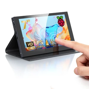 7" Portable Monitor for Raspberry Pi, IPS Touch Screen with Case 1024x600 Display, 5-Point Touch, Built-In Speakers, HDMI Input, Works with Windows & Linux 7" Portable Monitor for Raspberry Pi, IPS Touch Screen with Case 1024x600 Display, 5-Point Touch, Built-In Speakers, HDMI Input, Works with Windows & Linux
