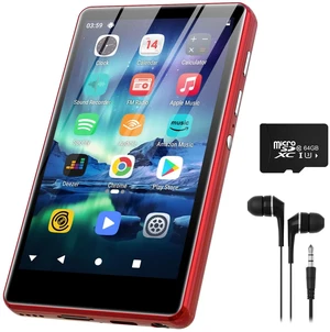 80GB Music Player, MP4 MP3 Player with Bluetooth and WiFi with 4-inch IPS Touch Screen Digital Audio Players, M503 Pro Spotify Player with Music, Audible, Chrome Browser, Support Up 512GB Red 80GB Music Player, MP4 MP3 Player with Bluetooth and WiFi with 4-inch IPS Touch Screen Digital Audio Players, M503 Pro Spotify Player with Music, Audible, Chrome Browser, Support Up 512GB Red