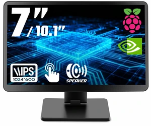 7-inch Mini Monitor with Touchscreen for Raspberry Pi, Computer, SBC Portable Small Computer Monitor, 5-Points Capacitive Touch 1024 x 600 IPS LCD HDMI Display for Mac mini,Home Assistant 7-inch Mini Monitor with Touchscreen for Raspberry Pi, Computer, SBC Portable Small Computer Monitor, 5-Points Capacitive Touch 1024 x 600 IPS LCD HDMI Display for Mac mini,Home Assistant