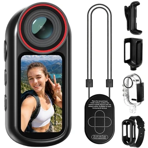 4K Mini Body Camera 1.5" Screen with EIS Action Camera for Vlogging 1oz Weight,16:9 Auto Rotation,Anti-Shake,Strong Magnetic,for Helmet/Chest 4K Mini Body Camera 1.5" Screen with EIS Action Camera for Vlogging 1oz Weight,16:9 Auto Rotation,Anti-Shake,Strong Magnetic,for Helmet/Chest