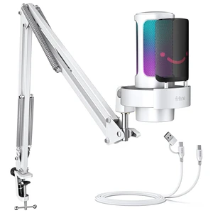 A8TW USB Gaming Microphone Kit, Condenser Mic for Podcast Streaming Quick Mute, Gain Knob, RGB Control, Headphone Jack, Boom Arm, Shock Mount, Pop Filter, for PC PS5 Discord Twitch A8TW USB Gaming Microphone Kit, Condenser Mic for Podcast Streaming Quick Mute, Gain Knob, RGB Control, Headphone Jack, Boom Arm, Shock Mount, Pop Filter, for PC PS5 Discord Twitch