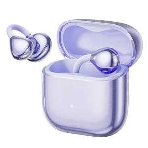 Everyday Lightweight Clip On Earbuds-Open Ear Headphones(Purple) Wireless Earbuds Bluetooth 6.0,Sweat&Water Resistant Earphones,60H Playtime,Touch Control,Comfort Ideal for Sports,Workouts Everyday Lightweight Clip On Earbuds-Open Ear Headphones(Purple) Wireless Earbuds Bluetooth 6.0,Sweat&Water Resistant Earphones,60H Playtime,Touch Control,Comfort Ideal for Sports,Workouts
