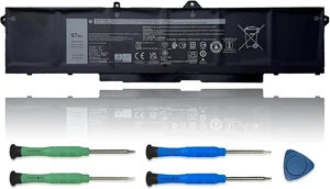 9JRV0 Laptop Battery Replacement for Dell Latitude 5521 5531 Precision 3561 3571 3581 3591 Series Notebook 05RGW 0R05P0 11.4V 97Wh 8071mAh 9JRV0 Laptop Battery Replacement for Dell Latitude 5521 5531 Precision 3561 3571 3581 3591 Series Notebook 05RGW 0R05P0 11.4V 97Wh 8071mAh