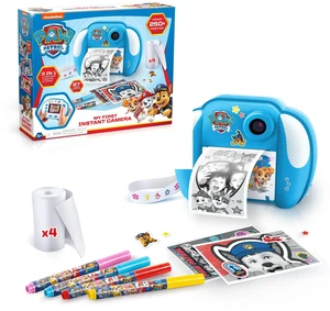 Paw Patrol My First Instant Camera; Photo, selfie, and video functions; Ink free printing; Frames and filters can be added digitally; Stickers and markers can be added after printing- Exclusive Paw Patrol My First Instant Camera; Photo, selfie, and video functions; Ink free printing; Frames and filters can be added digitally; Stickers and markers can be added after printing- Exclusive