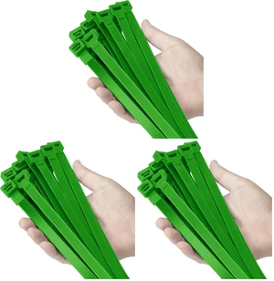 12 inch Green Zip Ties Heavy Duty 100 PCS, 250 LBS Ultra Exclusive Strong Plastic Wire Ties, Large Cable Ties Extra Long Tie Wraps, Indoor and Outdoor UV Resistant (Pack of 3) 12 inch Green Zip Ties Heavy Duty 100 PCS, 250 LBS Ultra Exclusive Strong Plastic Wire Ties, Large Cable Ties Extra Long Tie Wraps, Indoor and Outdoor UV Resistant (Pack of 3)