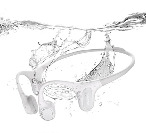 Run Plus Bone Conduction Headphones, IP68 Waterproof, 32GB MP3 8H Playtime Open-Ear Bluetooth 5.2, Deep Bass, Secure Fit for Running Swimming & Gym, Grey Run Plus Bone Conduction Headphones, IP68 Waterproof, 32GB MP3 8H Playtime Open-Ear Bluetooth 5.2, Deep Bass, Secure Fit for Running Swimming & Gym, Grey