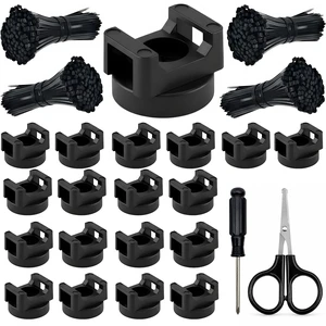 Magnetic Zip Tie Mounts, 26 Pack Magnetic Cable Tie Mounts with 200 Zip Ties, Rotating No-Drill Cable Management Organizer for Server Rack, Electrical Panel, Metal Desk, Strong Magnetic Wire Holders Magnetic Zip Tie Mounts, 26 Pack Magnetic Cable Tie Mounts with 200 Zip Ties, Rotating No-Drill Cable Management Organizer for Server Rack, Electrical Panel, Metal Desk, Strong Magnetic Wire Holders