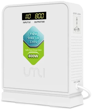 Voltage Converter 110v to 220v Step Up 800W Use Asia and Europe to US Electric Transformer 120v to 240v,Asia Use in US Canada Mexico,Heavy Duty Power,Auto Mode,2 Output,Safe CE Certified,White Voltage Converter 110v to 220v Step Up 800W Use Asia and Europe to US Electric Transformer 120v to 240v,Asia Use in US Canada Mexico,Heavy Duty Power,Auto Mode,2 Output,Safe CE Certified,White