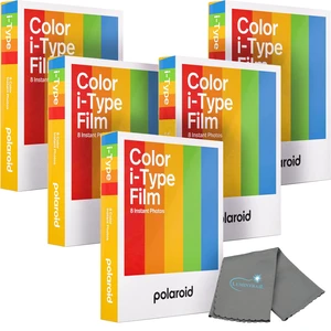 Originals Instant Color Film for i-Type Cameras 5 Pack, 40 Instant Photos Bundle with a Cleaning Cloth Originals Instant Color Film for i-Type Cameras 5 Pack, 40 Instant Photos Bundle with a Cleaning Cloth