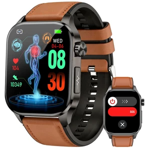 Smart Watch for Men Women, 2.04" AMOLED Fitness Tracker with Bluetooth Call, Heart Rate SpO2 Blood Pressure HRV Sleep Stress, 150 Sports Modes, IP68 Waterproof for Android iOS (Brown) Smart Watch for Men Women, 2.04" AMOLED Fitness Tracker with Bluetooth Call, Heart Rate SpO2 Blood Pressure HRV Sleep Stress, 150 Sports Modes, IP68 Waterproof for Android iOS (Brown)