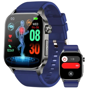 Smart Watch for Men Women, 2.04" AMOLED Fitness Tracker with Bluetooth Call, Heart Rate SpO2 Blood Pressure HRV Sleep Stress, 150 Sports Modes, IP68 Waterproof for Android iOS (Blue) Smart Watch for Men Women, 2.04" AMOLED Fitness Tracker with Bluetooth Call, Heart Rate SpO2 Blood Pressure HRV Sleep Stress, 150 Sports Modes, IP68 Waterproof for Android iOS (Blue)