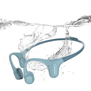 Run Plus Bone Conduction Headphones, IP68 Waterproof, 32GB MP3 8H Playtime Open-Ear Bluetooth 5.2, Deep Bass, Secure Fit for Running Swimming & Gym, Blue Run Plus Bone Conduction Headphones, IP68 Waterproof, 32GB MP3 8H Playtime Open-Ear Bluetooth 5.2, Deep Bass, Secure Fit for Running Swimming & Gym, Blue