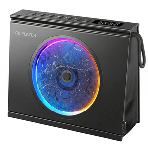 CD Player Portable Bluetooth CD Players for Home 4000mAh Rechargable Portable CD Player with Hifi Sound & Dual Bluetooth & Dual Speakers & LCD Screen Display & Timer FM Radio Eldly Friendly CD Player Portable Bluetooth CD Players for Home 4000mAh Rechargable Portable CD Player with Hifi Sound & Dual Bluetooth & Dual Speakers & LCD Screen Display & Timer FM Radio Eldly Friendly