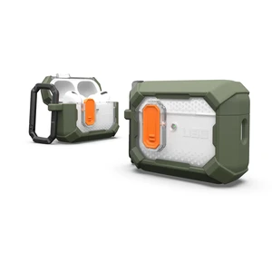 UAG Plasma for AirPods Pro 3 Gen Case 2025, Olive Heavy Duty Protection, Military-Grade Drop Tested, Secure Lip Closure, Corner Protection, Wireless Charging Compatible UAG Plasma for AirPods Pro 3 Gen Case 2025, Olive Heavy Duty Protection, Military-Grade Drop Tested, Secure Lip Closure, Corner Protection, Wireless Charging Compatible