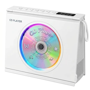 CD Player Portable Bluetooth CD Players for Home 4000mAh Rechargable Portable CD Player with Hifi Sound & Dual Bluetooth & Dual Speakers & LCD Screen Display & Timer FM Radio Eldly Friendly CD Player Portable Bluetooth CD Players for Home 4000mAh Rechargable Portable CD Player with Hifi Sound & Dual Bluetooth & Dual Speakers & LCD Screen Display & Timer FM Radio Eldly Friendly