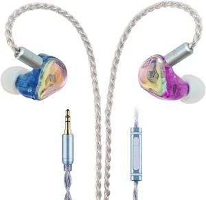 G30 IEM for Gaming Wired Earphones 1DD+1BA HiFi Music in Ear Monitor 3 Sets Eartips (S/M/L) with Mic Gaming Earbuds 3.5MM ENC Noise Cancelling G30 IEM for Gaming Wired Earphones 1DD+1BA HiFi Music in Ear Monitor 3 Sets Eartips (S/M/L) with Mic Gaming Earbuds 3.5MM ENC Noise Cancelling