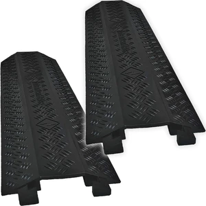 Drop Trak Cable & Hose Protector Cord Cover - Medium - Black - 2 Pack Drop Trak Cable & Hose Protector Cord Cover - Medium - Black - 2 Pack