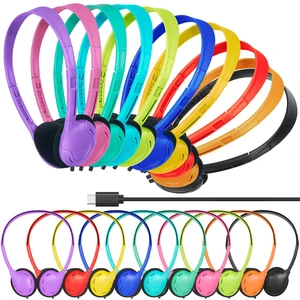 USB C Headphones Bulk for Classroom School Kids 30 Pack USB Type C Headphones Wired for School Boys Girls Students Tablet Travel Computer Smartphones Mixed Colors USB C Headphones Bulk for Classroom School Kids 30 Pack USB Type C Headphones Wired for School Boys Girls Students Tablet Travel Computer Smartphones Mixed Colors