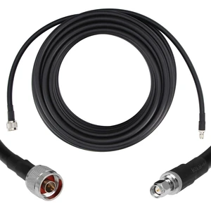 100ft N Male to SMA Male Cable, SMA to N Cable 50 ohm Ultra Low Loss KMR240 Coaxial Cable for WiFi Router, GPS Receiver, Antenna, Signal Booster Use 100ft N Male to SMA Male Cable, SMA to N Cable 50 ohm Ultra Low Loss KMR240 Coaxial Cable for WiFi Router, GPS Receiver, Antenna, Signal Booster Use