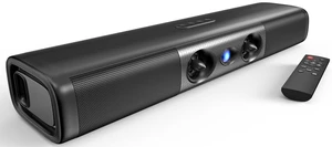 Sound Bar with Enhanced Bass, Dual Larger Woofer & Dual Bass Ports Sound Bar for Smart TV with 90W Peak Power, 17.1-inch Soundbar with Bluetooth5.3/TV-ARC/Optical/Auxiliary Inputs Sound Bar with Enhanced Bass, Dual Larger Woofer & Dual Bass Ports Sound Bar for Smart TV with 90W Peak Power, 17.1-inch Soundbar with Bluetooth5.3/TV-ARC/Optical/Auxiliary Inputs