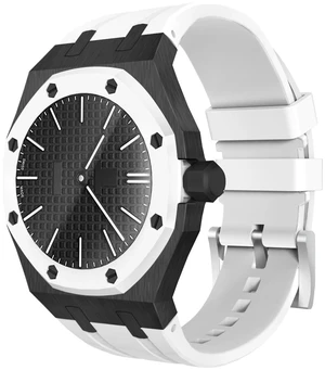 Luxury Aluminum Case Band Mod Kit Compatible with AP Swatch Royal Pop for Men Women, Lightweight Shockproof Aluminum Bumper Case with Sport Silicone Replacement Strap Luxury Aluminum Case Band Mod Kit Compatible with AP Swatch Royal Pop for Men Women, Lightweight Shockproof Aluminum Bumper Case with Sport Silicone Replacement Strap