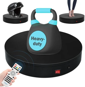 12.6In Remote Motorized Electric Turntable Rotating Display Stand Rotating Platform Photography Turntable motorized lazy susan base giratoria para for Photography,3D Scanner,(Load Range:88~300lbs) 12.6In Remote Motorized Electric Turntable Rotating Display Stand Rotating Platform Photography Turntable motorized lazy susan base giratoria para for Photography,3D Scanner,(Load Range:88~300lbs)
