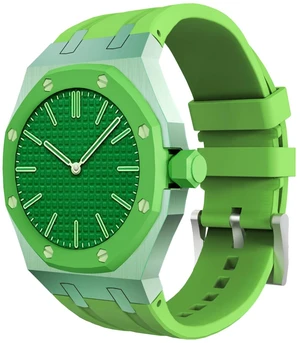 Luxury Aluminum Case Band Mod Kit Compatible with AP Swatch Royal Pop for Men Women, Lightweight Shockproof Aluminum Bumper Case with Sport Silicone Replacement Strap Luxury Aluminum Case Band Mod Kit Compatible with AP Swatch Royal Pop for Men Women, Lightweight Shockproof Aluminum Bumper Case with Sport Silicone Replacement Strap