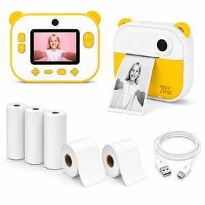 Insta Wi, Instant Print Camera for Kids, 12MP, WiFi Version, Yellow 1080P video, ink-free thermal printing, microSD card support, gift for boys and girls ages 4-12 Insta Wi, Instant Print Camera for Kids, 12MP, WiFi Version, Yellow 1080P video, ink-free thermal printing, microSD card support, gift for boys and girls ages 4-12