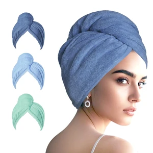 Microfiber Hair Drying Towel Wrap,Hair Turbans Towel for Wet Hair | Soft and Comfortable,Dries Hair Quickly,Conv for Makeup and Housework,3P:Dark blue+Light Blue+Light Green Microfiber Hair Drying Towel Wrap,Hair Turbans Towel for Wet Hair | Soft and Comfortable,Dries Hair Quickly,Conv for Makeup and Housework,3P:Dark blue+Light Blue+Light Green