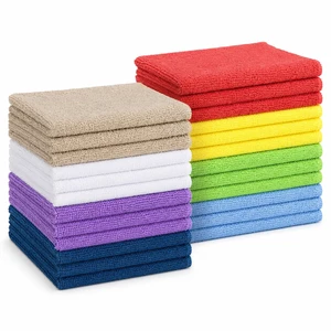 Microfiber Cleaning Cloth, 24 Pack Cleaning Rags for House 12"X11" | High Absorbent, Lint Free Microfiber Towels for Cars Kitchen House & Window, Reusable Cleaning Towel, Multicolor Microfiber Cleaning Cloth, 24 Pack Cleaning Rags for House 12"X11" | High Absorbent, Lint Free Microfiber Towels for Cars Kitchen House & Window, Reusable Cleaning Towel, Multicolor