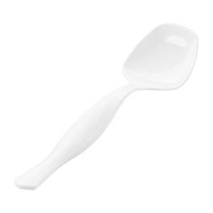 White Plastic Serving Spoon, 8.5 In, 10 Pack White Plastic Serving Spoon, 8.5 In, 10 Pack