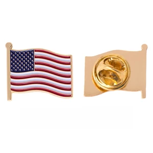 United States of America Metal Lapel Pin (Waving Flag Gold) | Officially Licensed USA Merchandise Lapel Pin Enamel Formal Wear Bag & Hat Jewelry Tie Tack Brooch Pin United States of America Metal Lapel Pin (Waving Flag Gold) | Officially Licensed USA Merchandise Lapel Pin Enamel Formal Wear Bag & Hat Jewelry Tie Tack Brooch Pin