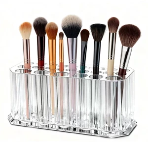 Clear Acrylic Lipstick Organizer Makeup Nail Brush Eyeliner Lip Liner Holder 26 Spaces Cosmetic Display Case Clear Acrylic Lipstick Organizer Makeup Nail Brush Eyeliner Lip Liner Holder 26 Spaces Cosmetic Display Case