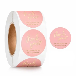 500 Pcs Thank You Stickers 1 Inch Thank You Sticker for Packaging Thank You Stickers for Small Business Thank You Label Stickers Self-Adhesive Labels (Pink &Gold~) 500 Pcs Thank You Stickers 1 Inch Thank You Sticker for Packaging Thank You Stickers for Small Business Thank You Label Stickers Self-Adhesive Labels (Pink &Gold~)
