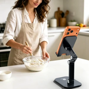 Phone Stand for Desk, Foldable Cell Phone Stand Holder, Black | Taller, Adjustable Height and Angle iPhone Stand Office Accessories Compatible with 4.7"-13" Smartphones iPad Tablet Phone Stand for Desk, Foldable Cell Phone Stand Holder, Black | Taller, Adjustable Height and Angle iPhone Stand Office Accessories Compatible with 4.7"-13" Smartphones iPad Tablet