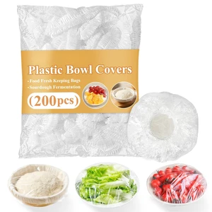 200pcs Bowl Covers Bread Proofing - Plastic Wrap for Food Sourdough Bread Baking Rising Elastic Reusable Plate Covers Outdoor Food Fresh Keeping Bags Shower Cap Hair Deep Conditioning 200pcs Bowl Covers Bread Proofing - Plastic Wrap for Food Sourdough Bread Baking Rising Elastic Reusable Plate Covers Outdoor Food Fresh Keeping Bags Shower Cap Hair Deep Conditioning