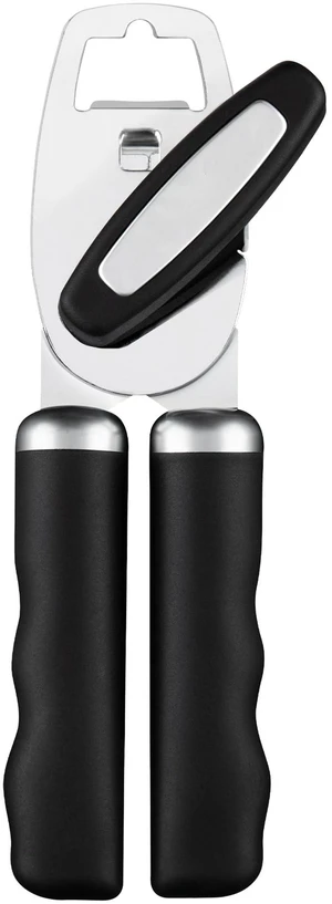 Manual Can Opener Heavy Duty Patented Stainless Steel, Black | Premium Razor Sharp Cutting Blade, Rust Proof Oversized Easy-to-Turn Knob Soft-Touch Comfy Grip Handles and Bottle Opener Manual Can Opener Heavy Duty Patented Stainless Steel, Black | Premium Razor Sharp Cutting Blade, Rust Proof Oversized Easy-to-Turn Knob Soft-Touch Comfy Grip Handles and Bottle Opener