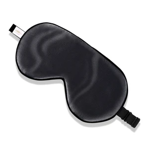 Adjustable 100% Mulberry Silk Sleep Mask | Super-Smooth Soft Natural Silk Eye Mask for Sleep, Travel, Multiple Color Options ( Black ) Adjustable 100% Mulberry Silk Sleep Mask | Super-Smooth Soft Natural Silk Eye Mask for Sleep, Travel, Multiple Color Options ( Black )