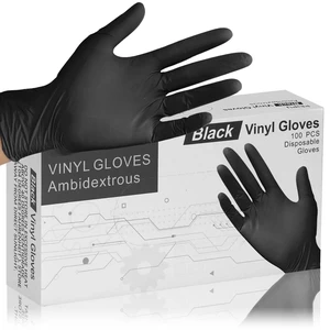 Vinyl Disposable Gloves,Medium,100 Pack,Powder Free,Cleaning Service Gloves, Latex Free Vinyl Disposable Gloves,Medium,100 Pack,Powder Free,Cleaning Service Gloves, Latex Free