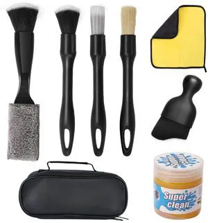 8Pcs Car Detailing Kit,160g Gel,Dual Vent Brush,Boars Hair for Auto | Scratch-Free Soft Brushes,128% Larger Reusable Gel,Towel & Storage Bag,Car Home Dual Use,Ideal Gift for Dads Car Enthusiasts 8Pcs Car Detailing Kit,160g Gel,Dual Vent Brush,Boars Hair for Auto | Scratch-Free Soft Brushes,128% Larger Reusable Gel,Towel & Storage Bag,Car Home Dual Use,Ideal Gift for Dads Car Enthusiasts