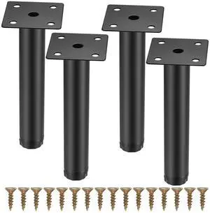 4 Pcs Furniture Legs, Metal Cabinet Legs, 6 inches/15 cm Adjustable Furniture Support Feet for Kitchen Shelves Sofa Table Chair Desk Cupboard Furniture Adjustable Legs Feet Foot 4 Pcs Furniture Legs, Metal Cabinet Legs, 6 inches/15 cm Adjustable Furniture Support Feet for Kitchen Shelves Sofa Table Chair Desk Cupboard Furniture Adjustable Legs Feet Foot