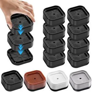 8 Pack Furniture Risers Adjustable Bed Risers Heavy Duty Lifts Height 1 or 2 Inch, Square Stackable Bed Risers 1 or 2 Inch for Desk Leg Table Couch Sofa Chair Bed Frame Legs Dorm, Black 8 Pack Furniture Risers Adjustable Bed Risers Heavy Duty Lifts Height 1 or 2 Inch, Square Stackable Bed Risers 1 or 2 Inch for Desk Leg Table Couch Sofa Chair Bed Frame Legs Dorm, Black