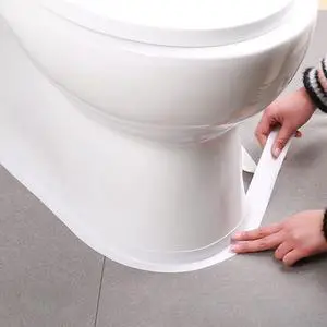 White Caulk Tape Self Adhesive Waterproof, Bathroom Peel & Stick Caulking Strip Floor Tile Wallpaper Toilet Tub Shower Wall Trim, DIY Project Renter Friendly Decor, Quick & Easy to Install in Minutes White Caulk Tape Self Adhesive Waterproof, Bathroom Peel & Stick Caulking Strip Floor Tile Wallpaper Toilet Tub Shower Wall Trim, DIY Project Renter Friendly Decor, Quick & Easy to Install in Minutes